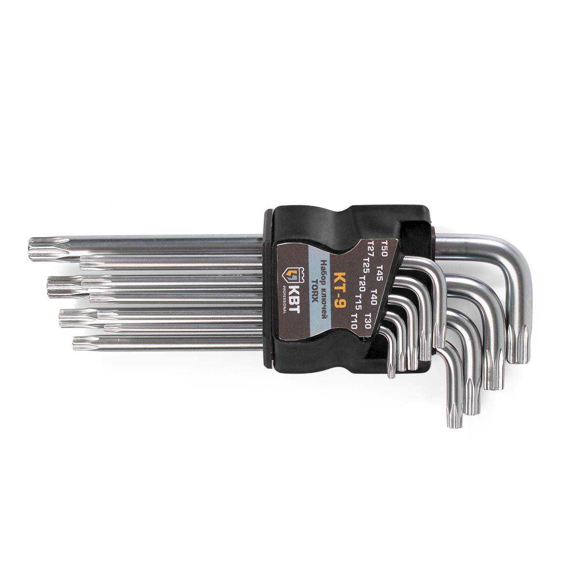 КТ-9 (Т10-Т50) серия KBT-PROFESSIONAL Набор ключей TORX
