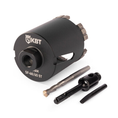 SF-68/65 5T с адаптером SDS-Plus серия ПРОФИ Коронка